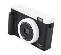 VBESTLIFE Camera Digitale 1080p, Punto Automatico da 48 MP e Fotocamera Sparare con Doppio Obiettivo, Zoom Digitale 15x, Luce di Riempimento, Piccola Fotocamera Compatta per Viaggi (BLACK)