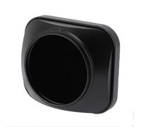 VBESTLIFE Cappuccio di Lenti in Metallo Quadrato, Compatibile con Accessori per Telecamera con Cassa con Filo Anteriore da 55 Mm (BLACK)