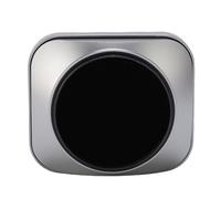VBESTLIFE Cappuccio di Lenti in Metallo Quadrato, Compatibile con Accessori per Telecamera con Cassa con Filo Anteriore da 55 Mm (SILVER)