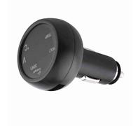 VBESTLIFE Caricabatterie per Accendisigari, Voltmetro Termometro con Doppio Display Digitale, Ricarica Rapida USB 5 V 2.1 A, Monitoraggio della Tensione della Batteria in Tempo Reale e Indicatore