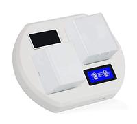 VBESTLIFE Caricabatterie rapido a batteria, per fotocamera Arlo Pro 2/Pro/Walk Light Dual LCD Smart Base