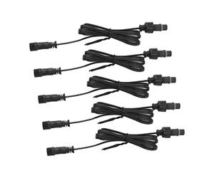 VBESTLIFE Cavo di Prolunga per Luce di Coperta 2 Pin IP67 Resistente all'acqua 33 Piedi Connettore Maschio Femmina per Patio da Giardino a LED Esterno
