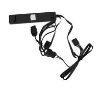 VBESTLIFE Cavo di Prolunga RGB Indirizzabile, Splitter ARGB a 3 Pin da 1 a 3 con Connettore a Pin da 5 V per Striscia LED Ventola PC, Flusso d'aria per Piattaforma Mineraria, Cavo Corto in PVC per