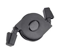 VBESTLIFE Cavo di Rete Nuovo Cavo di Rete CAT6 Ethernet Gigabit LAN RJ45 Retrattile Regolabile 1m / 2m Nero(2M-Nero)