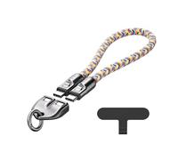 VBESTLIFE Cavo di Ricarica Rapida PD240W da Tipo C a Tipo C da 30 Cm, con Cordino da Polso Indossabile, per Tablet e Telefono Laptop (COLORFUL)