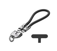 VBESTLIFE Cavo di Ricarica Rapida PD240W da Tipo C a Tipo C da 30 Cm, con Cordino da Polso Indossabile, per Tablet e Telefono Laptop (BLACK)