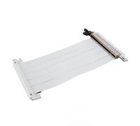 VBESTLIFE Cavo Riser PCIE 4.0 X16, Scheda Grafica Cavo di Prolunga GPU da 180 Gradi per RTX 4090 4080 4070 4060, per XT7800 XT7700 XT7600 7500 (Bianco)