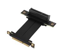 VBESTLIFE Cavo riser PCIe 4.0 X4 per M.2, WiFi, Firewire, USB, schede audio, ecc., Cavo di prolunga flessibile per scheda grafica GPU a 90° (5 cm)