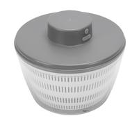 VBESTLIFE Centrifuga per Insalata da 4 Litri, Ciotola per il Lavaggio Automatico della Frutta (GRAY)