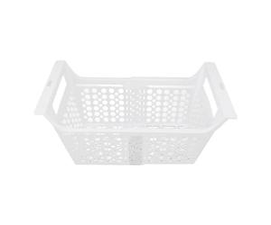 VBESTLIFE Cestello per Congelatore a Pozzetto Rastrelliera per Congelatore Materiale PP Espandibile Facile Manutenzione, Comoda Organizzazione in Armadi, Scaffali, Armadi, Bagni (L)
