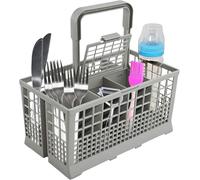 VBESTLIFE Cestello per Lavastoviglie, Portaposate Universale con 7 Scomparti e Maniglia Removibile per Lavastoviglie Multiuso