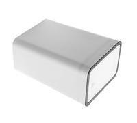 VBESTLIFE Cestino per Rifiuti in Plastica Sigillato di Grande capacità con Interruttore a Pressione per Soggiorno Domestico, Uso Ufficio (WHITE)