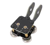 VBESTLIFE Chiave CW Chiave in Codice Morse, CW a Doppia Paletta con Base a 4 Magneti e Interfaccia Jack da 3,5 Mm di Tipo C per Smartphone, Computer, Radioamatori