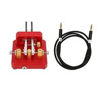 VBESTLIFE Chiave in Codice Morse Efficiente Chiave Telegrafica a Doppia Paletta per Campeggio Al Coperto, Leggera e Portatile per gli Appassionati di Radio e SOTA (WINE RED)