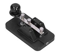 VBESTLIFE Chiave in Codice Morse per Telegrafo, Efficiente Trainer Manuale in CW con Cicalino per Principianti, ABS + Ferro, Ideale per Esercitarsi nel Codice Morse