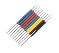 VBESTLIFE Clip a Gancio Micro IC Universale da 10 Pezzi per Chip IC SOP SOIC TSSOP MSOP QFP, Adattatore per Clip di Prova Senza Saldatura con Materiale ABS Isolato