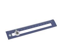 VBESTLIFE Compass Righello Due in Alta Precisione Disegno per Studenti | Alta precisione, scala chiara, scala precisa di 15 cm, conciso e pratico, adatto per il disegno degli studenti