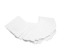 VBESTLIFE Confezione da 100 Buste per CD, Buste per CD Dvd in Carta Bianca Spessa di Alta qualità con Finestra Trasparente Ritagliata e Patta, per Dischi da 8 Cm / 3,15 Pollici