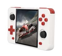 VBESTLIFE Console di Gioco Portatile con Doppio Joystick Schermo IPS da 4 Pollici Scheda di Memoria 16G 64G, Supporto Gioco Online a 2,4 Ghz, Console Portatile per Giocatori (WHITE)