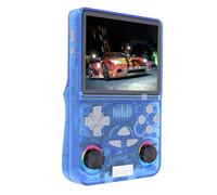 VBESTLIFE Console di Gioco Portatile retrò, Schermo IPS da 4,0 Pollici 720x720, 64 GB Integrati in Oltre 22.000 Giochi Classici, WiFi Portatile, per Adulti e Bambini (BLUE)