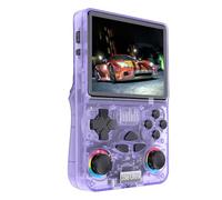 VBESTLIFE Console di Gioco Portatile retrò, Schermo IPS da 4,0 Pollici 720x720, 64 GB Integrati in Oltre 22.000 Giochi Classici, WiFi Portatile, per Adulti e Bambini (PURPLE)
