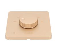VBESTLIFE Controllo del Volume a Parete da 50 W per Altoparlanti Domestici, Controller del Volume con Manopola di Sintonia a 5 Marce (GOLD)