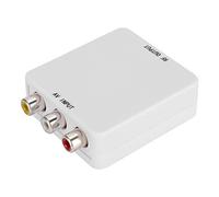 VBESTLIFE Convertitore di segnale AV a RF, supporta convertitore video AV a RF da 67,25 MHz 61,25 MHz per TV, videoregistratore VHS, masterizzatore DVD
