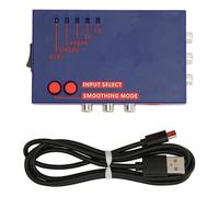 VBESTLIFE Convertitore Retro 2x, Moltiplicatore di con Ritardo, Upscaling da 240p a 480p, Adattatore da Gioco con Interfaccia Multimediale HD per Console Classiche, Filtro di Riduzione dello (BLUE)