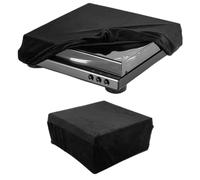VBESTLIFE Copertura Antipolvere per Giradischi AAT LP120XBT USB AT LP120 XUSB, Custodia Protettiva Antipolvere Copertura Protettiva per Giradischi Custodia Morbida con Fascia Elastica (BLACK)