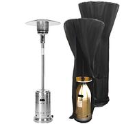 VBESTLIFE Copertura per Riscaldatore da Giardino con Cerniera e Custodia, Resistente All'acqua e Alla Polvere, Tessuto Oxford 210D, per la Protezione del Riscaldatore da Cortile (226x85x48 cm)