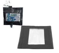 VBESTLIFE Copertura per Timer per Irrigazione con Tubo da Giardino, Tessuto Oxford 600D Resistente con Finestra Trasparente e Chiusura Ad Anello con Gancio, per Prato da Giardino