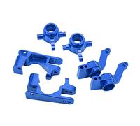 VBESTLIFE Coppa dello Sterzo RC, Set di Cuscinetti del Sedile della Coppa dello Sterzo C Parti di Aggiornamento in Metallo per Veicoli Telecomandati per 1/10 Slash 4x4 RC off Road Car(Blu)