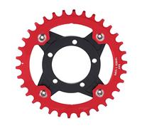 Vbestlife Corona per bici, 104BCD 34T Corona e Base di conversione Set Pignone Adattatore Piastra Dente Positivo Negativo per Motore Mid Drive