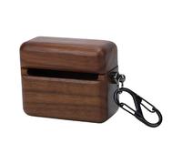 VBESTLIFE Cover Protettiva per Wilkins Pi8, Custodia per Auricolari in Legno di Noce Fatta a Mano con Morbida Fodera in Microfibra per Custodia di Ricarica per Auricolari