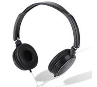 VBESTLIFE Cuffie Cablate Compatte Pieghevoli, Cuffie Stereo per Musica HiFi con Padiglioni Girevoli, con Archetto Regolabile per Smartphone, Tablet e Laptop, Design Leggero e Pieghevole per