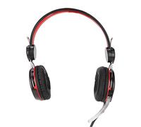 VBESTLIFE Cuffie da Gioco con Cancellazione del Rumore Cuffie da Gioco per Computer Cablate Surround Stereo per Studio di Chat Skype, Altoparlante da 40 Mm (rosso)