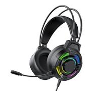 VBESTLIFE Cuffie da Gioco, Cuffie Cablate USB Sopra L'orecchio, Audio Surround 7.1, Illuminazione RGB, Cuscinetti Auricolari in Memory Foam, per Giochi e Contenuti Multimediali