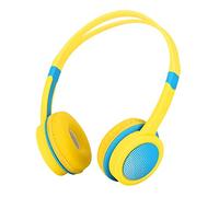 VBESTLIFE Cuffie Wired Bambini Auricolari Vivavoce Cuffie Volume d'Ascolto 85dB Auricolare Stereo con Filo Cuffie con Cavo per Bambini(Giallo)