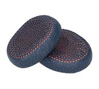VBESTLIFE Cuscinetti Auricolari di Ricambio per Cuffie, Cuscinetti Auricolari per Cuffie Wireless con Spugna in Schiuma di Pelle Artificiale Arancione
