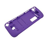 VBESTLIFE Custodia con Cavalletto per Steam Deck, Copertura Protettiva con Supporto per PC Antiurto e Impugnatura Ergonomica Compatibile con i Palmari di Gioco Steam Deck (viola scuro)