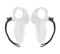 VBESTLIFE Custodia in Silicone Regolabile Anti-smarrimento per Copertura 'impugnatura del Controller 3, Accessorio VR di Precisione per 3 - Set di 2 (WHITE)