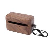 VBESTLIFE Custodia per Auricolari, Custodia Protettiva in Legno di Noce Fatta a Mano con Morbida Fodera in Microfibra per per Auricolari Bluetooth II