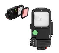 VBESTLIFE Custodia per Telefono da Immersione Impermeabile 20 M per IOS 13-17 Pro e Android, Custodia per Telefono da Immersione Subacquea con Bluetooth e Lente Antiappannamento per la