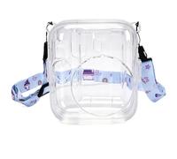VBESTLIFE Custodia Protettiva per Fotocamera Mini 13, Custodia Rigida Trasparente per PC con Tracolla e Scomparto per Foto (PURPLE)