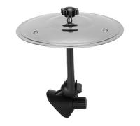 VBESTLIFE Cymbal, Cymbal di Piatti di Piatti, Mini Tamburi per Cymbal per Ventilazione Automobilistica, Adatto a Tutti i Tipi di Veicoli (SILVER)