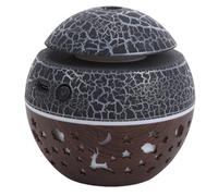 VBESTLIFE Diffusore per Aromaterapia per la Casa, Umidificatore con Nebbia Fredda per Ambienti da 100 Ml, Luce Colorata, Arredamento retrò, Forma Sferica, per Ufficio, Yoga