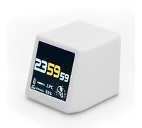 VBESTLIFE Display Meteorologico Tempo WiFi, Orologio Meteorologico Digitale Desktop con Sensore Touch e App per la Galleria Fotografica per L'utilizzo Interno
