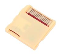VBESTLIFE Dispositivo di Backup del Gioco, Scheda a Cartuccia Professionale per Lettura e Scrittura Ad Alta velocità per Sistemi 3DS NDS MD GB GBC FC PCE (Set WOODHK giallo)
