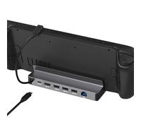 VBESTLIFE Docking Station 6 in 1 per ROG Ally, per Steam Deck, per Legion Go con Ricarica 4K 60Hz HD 2.0 100W PD, Gigabit Ethernet, Porte USB 3.0