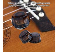 VBESTLIFE Dodecagono Manopole per Chitarra Elettrica Confezione da 4 Facile Installazione Manopola del Tono del Volume della Chitarra Tappo del Potenziometro Adatto per Giocatori Rock Jazz Blues